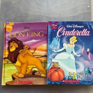 Scholastic Disney The Lion King and Cinderella Books
